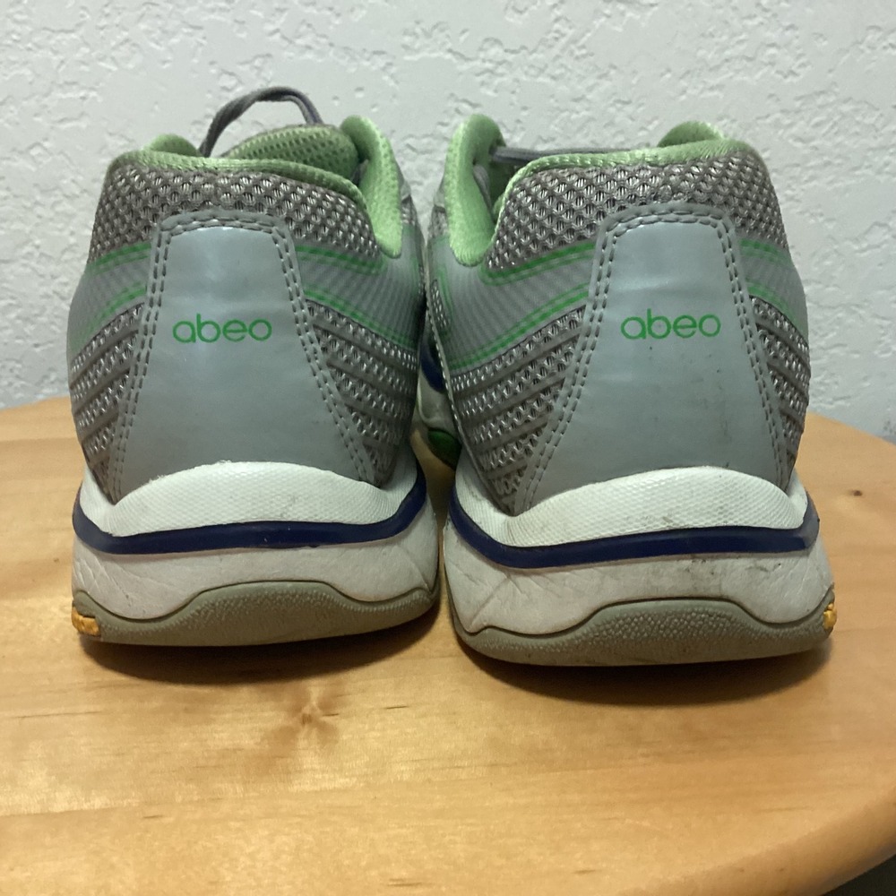Abeo Sydney Womens Gray‎ Green Vibram Athletic Walking Running Shoes Size 10 - Picture 15 of 16